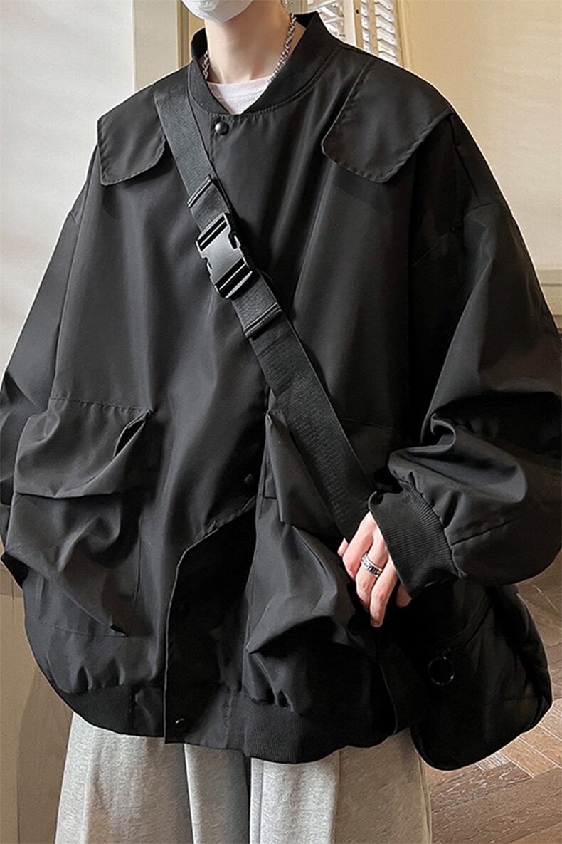 错位门禁飞行员夹克男外套男棒球衣服XH26-P70,男装夹克,电商B367