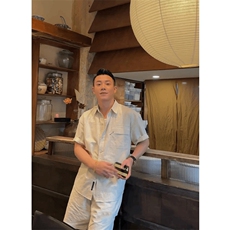 抖音--張倬霖ZHUOLINZHA----亚麻老钱风短袖套装tz98-TP140，男装休闲套装，电商A089-1