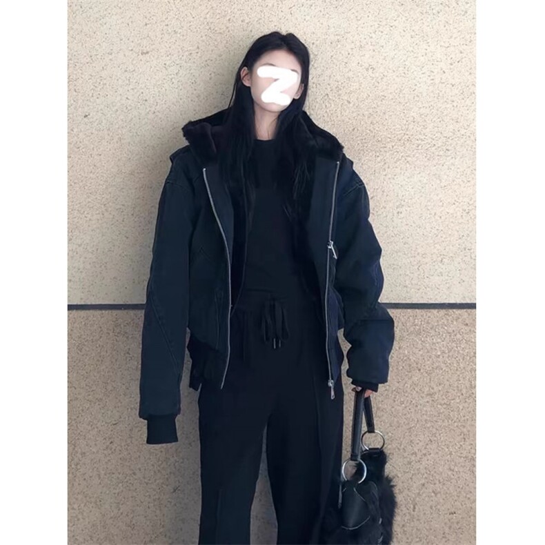 现货抖音质量加绒加厚座山雕连帽棉衣ZM0103-P145,男装棉衣,星座313A(原308A-2)