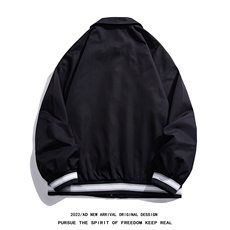 白底23春季新款hiphop炸街设计感潮流翻领夹克外套G721P65控88，男装夹克，电商A247-1