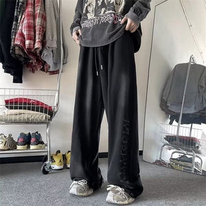 2025春季新款加厚hiphop运动卫裤慵懒休闲裤潮牌现货 K7653-P48图片