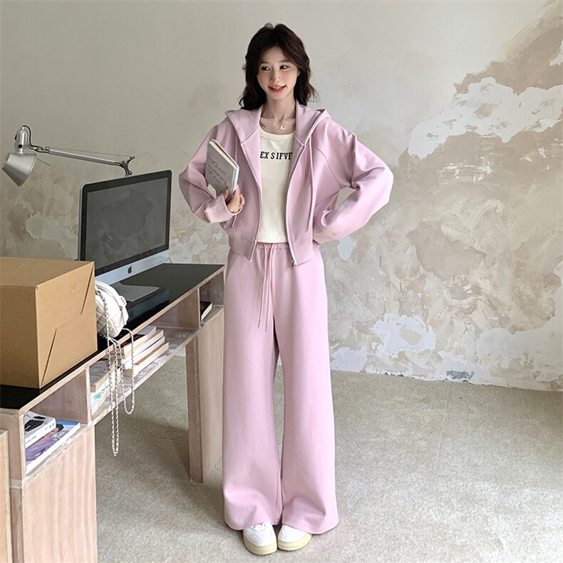 现货！春季运动套装卫衣女新款休闲裤小个子外套8697-P165-K238,女装套装/套裙,2B222