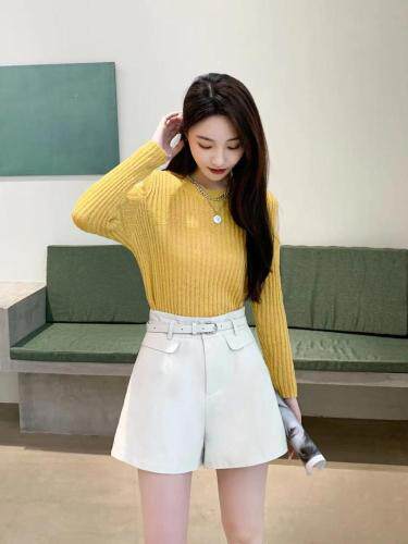 2066#补单款腰带皮短裤m—XX乚，其它，火爆地带