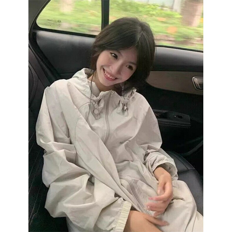 户外防晒冲锋衣女款夏季韩系早春穿搭小个子短款薄外套F778,男装防晒衣,星座1116A（原606A-3）