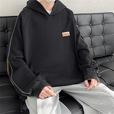 WY130/P60春装新款现货不起球刺绣卫衣男宽松大码休闲上衣外套，男装卫衣，电商基地A050