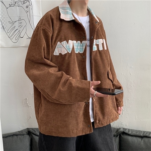 日系风格穿搭青年外套2023新款棒球服秋季复古港风夹克 W1354-P65图片
