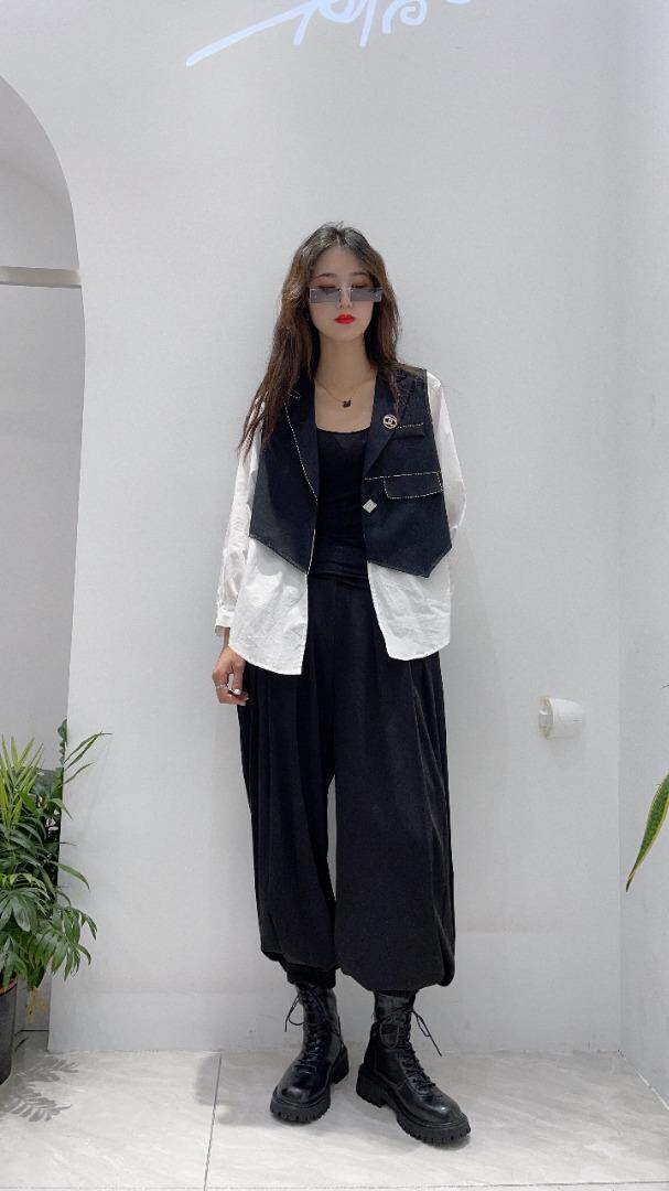 汪尚春2022春装设计师系列手工贡针假两件，其它，SHANGCHUN·W 汪尚春