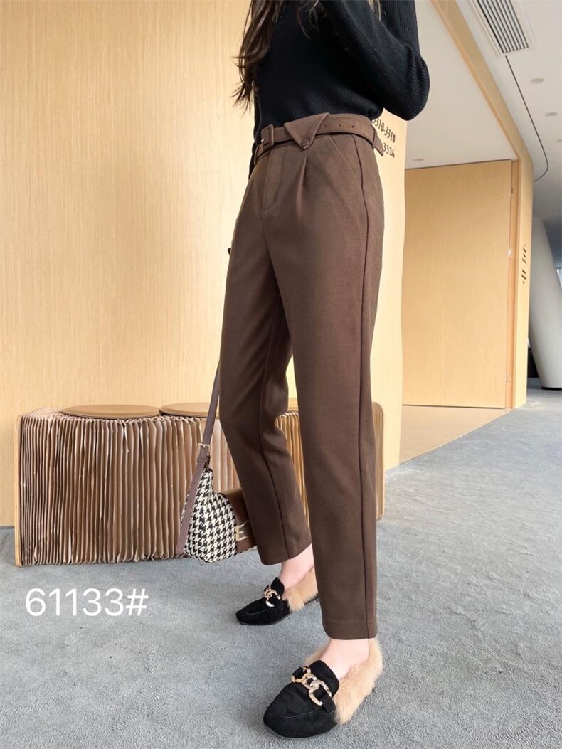 冬季新款尼料拉绒时装裤，其它，千百莲