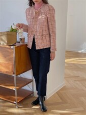 2021新款羊毛小香风系列/粉色系，其它，奥瑾