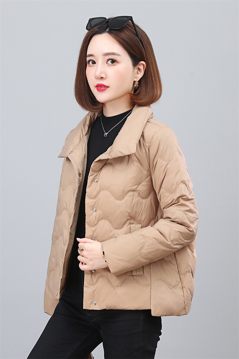2023年冬季时尚休闲短款面包羽绒服,女装羽绒服,依恋蒂丝