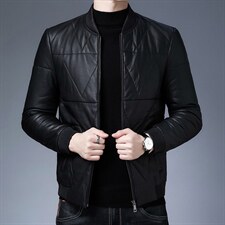 BDT0066钱塘2020-2时尚休闲百搭简约帅气中年男士衣P560，男装皮衣，钱塘207-2