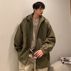 新春潮牌宽松日系工装连帽夹克高品质潮流宽松外套CYJK9252-P65，男装夹克，电商A128