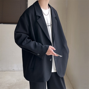 秋季小西装西服外套男ins上衣英伦单西宽松休闲 A071-X06-P85图片