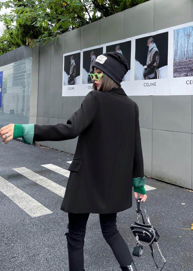 秋款拼色外套，其它，忠杭阁