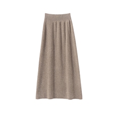 秋冬纯色针织半身裙时尚百搭简约风，女装半身裙，亿嘉羊绒