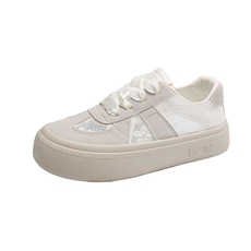 2024小白鞋子女夏季新款韩版阿甘女鞋ins学生休闲百搭帆布鞋，女鞋帆布鞋，星座1407-3