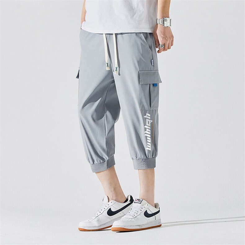 2025夏季新款男士七分裤时尚休闲马裤潮流男裤子KZ1066-P28,男装休闲裤,星座217-4