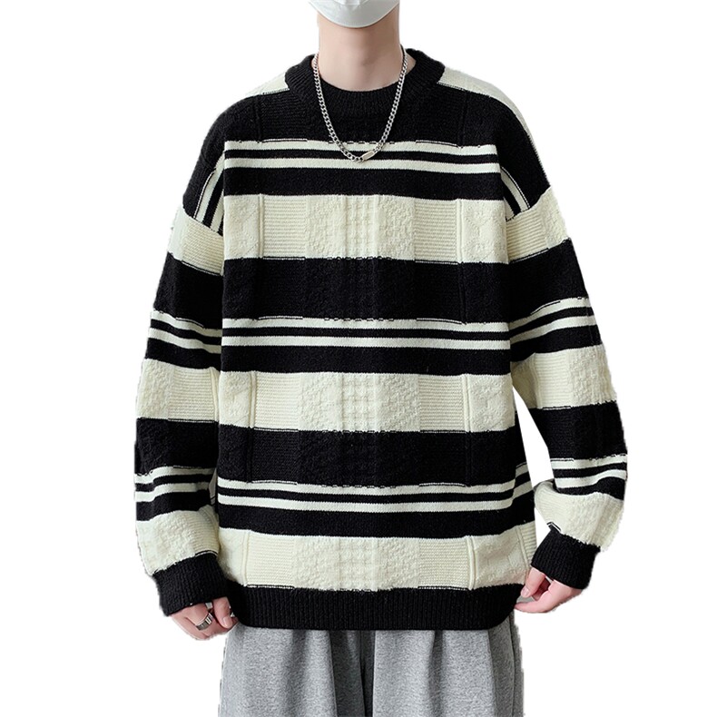 【新品】2025秋冬男士时尚休闲百搭针织毛衣潮流-M017-P45,男装针织衫/毛衣,星座1105-1