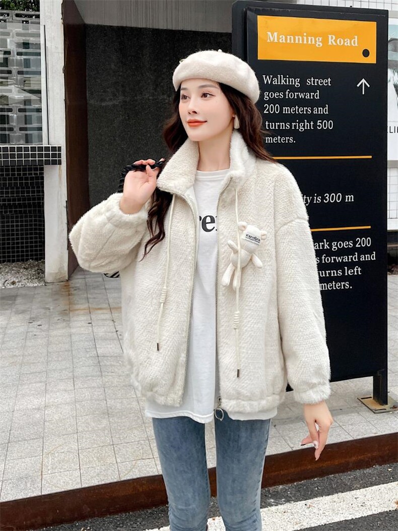 冬季新款小熊水貂外套，其它，樱·之秀