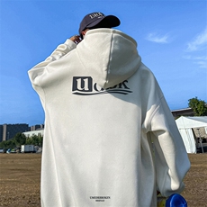 抖音得物供货可提供视频秋冬重磅美式宽松连帽卫衣DL2308，男装卫衣，电商A486
