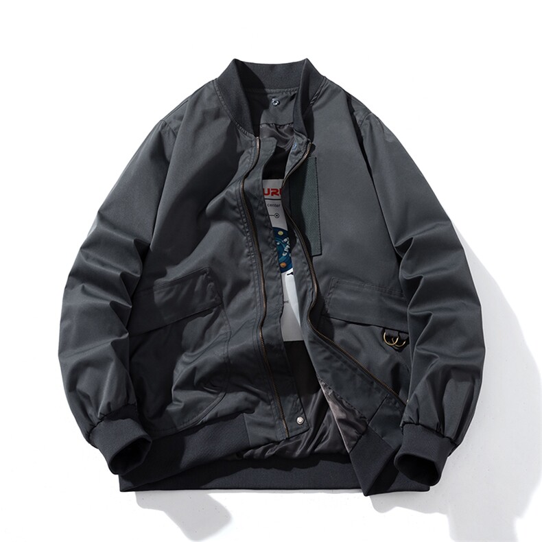 现货三色带帽可拆卸秋冬飞行服棉服情侣装夹克潮牌炸街外套,男装夹克,电商A105