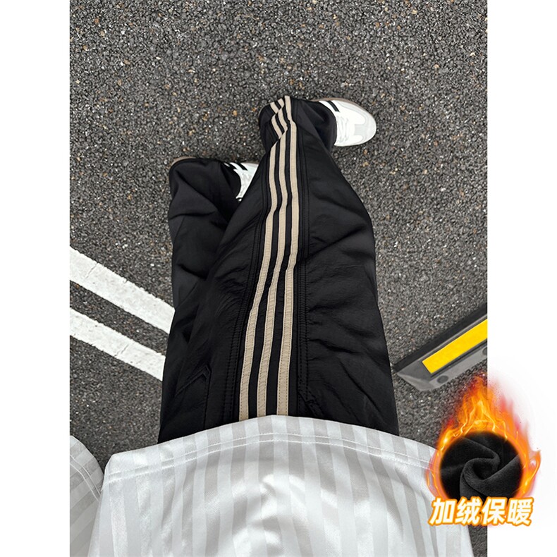 A178-5036A-特P45限价79加绒三防面料秋冬季三条杠裤子,男装休闲裤,电商A178