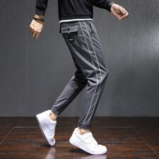 男士休闲裤宽松简约条纹秋冬新款男装工装裤K701-P45，男装休闲裤，星座610（原A335）