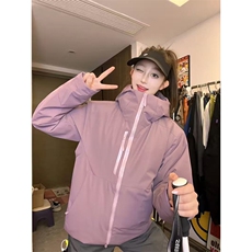 高品防风保暖抗寒运动户外防泼水连帽棉服棉衣男女A1218-P138，男装棉衣，星座1505