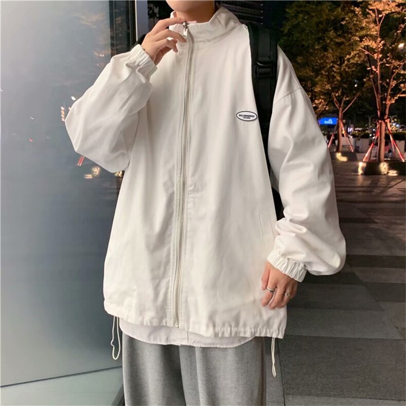 双面穿ins潮痞帅超火外套男春秋季hiphop高街上衣宽松欧美式工装,男装工装外套,星座1210-1