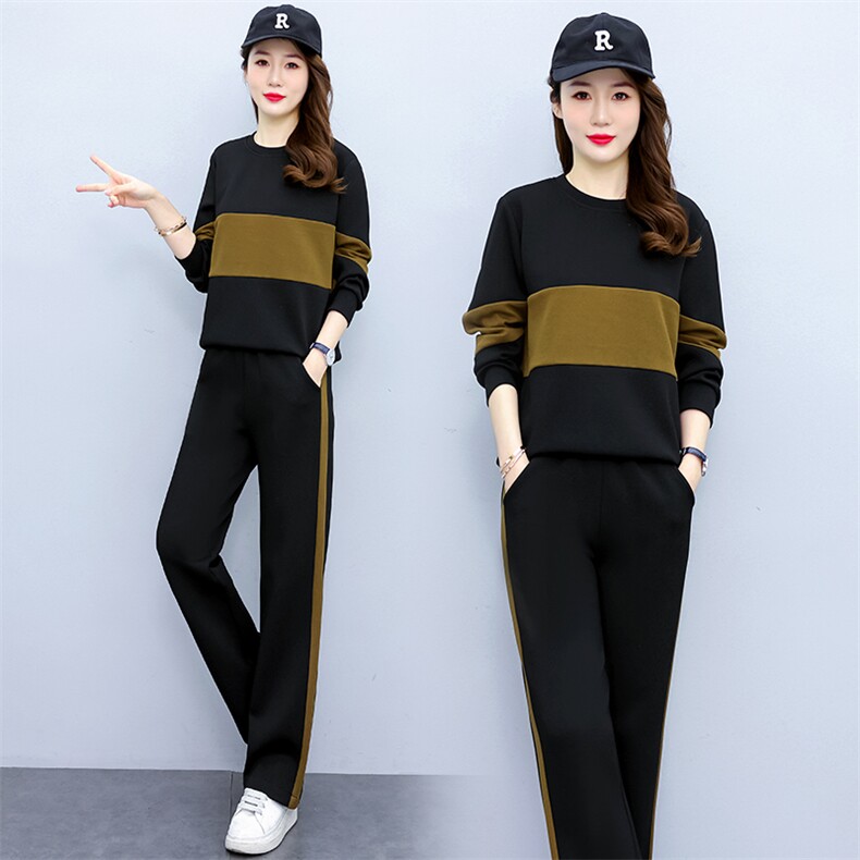 2025年春季休闲/淑女季套装/套裙时尚百搭显瘦气质潮流撞色,女装套装/套裙,梦依杭