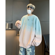 男士复古扎染百搭慵懒宽松针织衫MY301-P65，男装针织衫/毛衣，星座308B-2