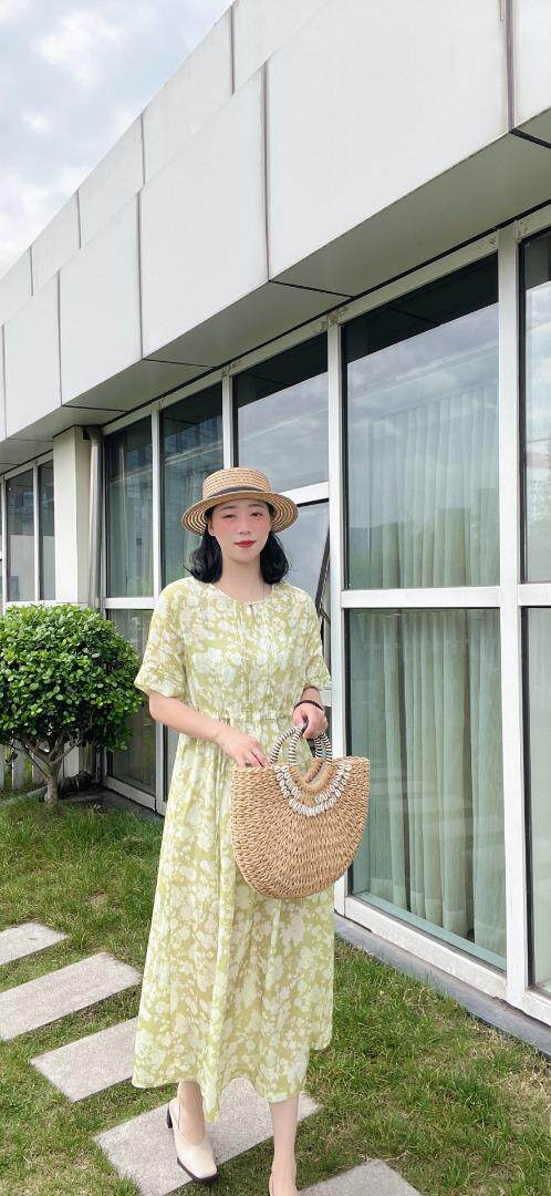 纯苎连衣裙小衫裤子裙子衬衣 时尚风 风淑女风休闲风，女装连衣裙，川哲