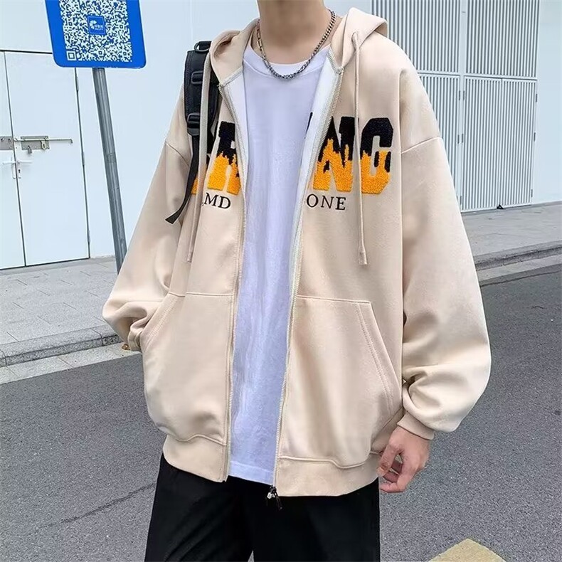 2023男士连帽卫衣韩版潮流男装秋衣上衣服宽松春秋季B032-P38,男装卫衣,星座1109-3