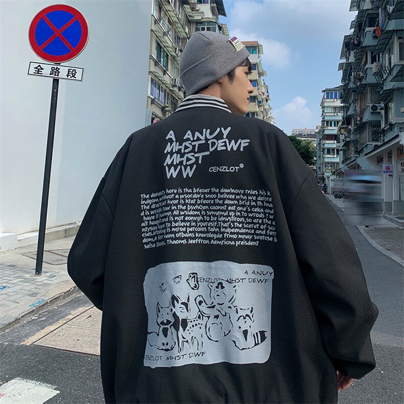 Wt160-P53华夫格撞色拼接棒球服夹克外套,男装夹克,星座1501-1