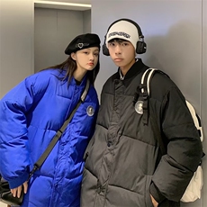 美式棒球领棉衣男女秋冬潮牌2024新款S535P75，男装棉衣，星座1116-2