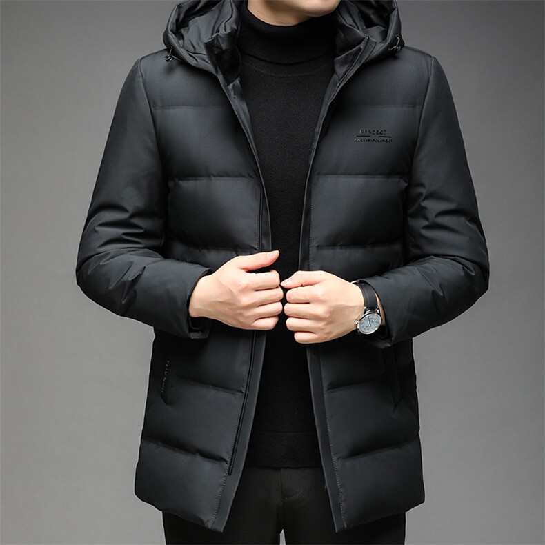 新款羽绒服连帽可脱卸冬季男士保暖休闲90白鸭绒外套DS2162-P235图片