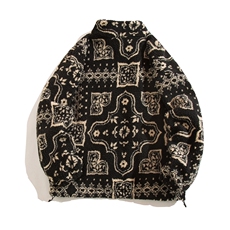 休闲潮港风羊羔绒外套夹克加绒加厚228-1-1161-P70，男装夹克，星座228-1