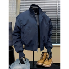 W10339-P60网图现货飞行夹克外套潮牌痞帅廓形短款高街棒球服，男装夹克，星座1608
