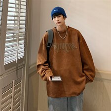 2024秋冬重磅360克麂皮绒发泡印卫衣男女1015-3-WY01-P65，男装卫衣，星座904