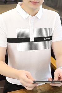 25051-特P35春季休闲时尚T恤男短袖打底衫商务休闲修身短袖POLO衫图片