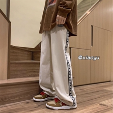 XZ616秋季新款百搭灯芯绒织带贴标拖地裤TY417P55控68，男装休闲裤，星座512A（原616）