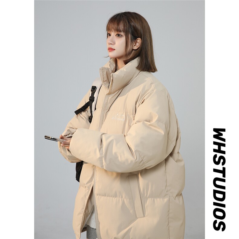 2025美式西海岸刺绣羽绒棉服中性女生保暖日系外套棉衣M876-TP60,男装棉衣,电商A170