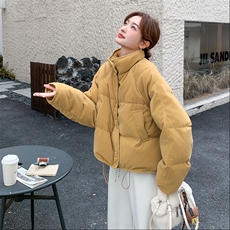 新款主推丝绒羽绒50绒羽绒服2655-P245-K368，女装短外套，2C129