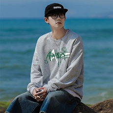 2633情侣印花圆领秋冬卫衣常规P28加绒P38S-5XL支持定制班服潮，男装卫衣，星座115A-3