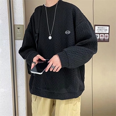 休闲运动卫衣男女情侣秋季圆领套头上衣打底衫宽松W631，男装卫衣，星座1116A-1（原606A）