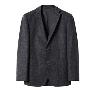 2023秋季新款中年西装领爸爸装商务单件男西服外套ASD2365-P180,男装西服,电商B212（原钱塘6029）