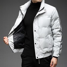 BJY08190冬季男士羽绒服保暖外套宽松潮流帅气P156图片