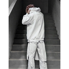 美式复古重磅情侣装连帽卫衣，男装卫衣，星座310A-4
