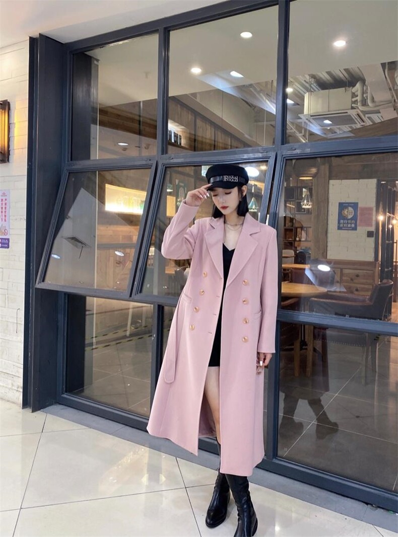 【现货】2021秋季长外套精纺TR面料系列款88012，其它，蓝典