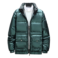 现货2020冬季新款羽绒服男韩版潮流80%绒短款无帽外套P155，男装羽绒服，星座217-4